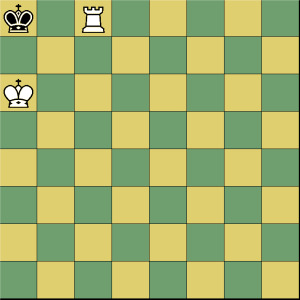 King and Rook v. King mate at the edge of the board number two